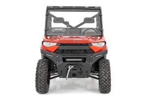 Polaris Ranger Crew XP 1000 Winch Mount - Rough Country - RS6500S - Black - '17-'19